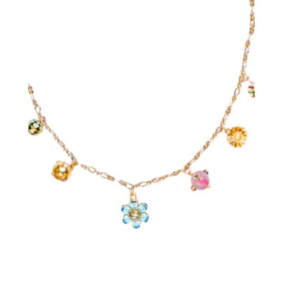 NEW MONOKI women's grigri long chain necklace in gold - Picture 2 of 2